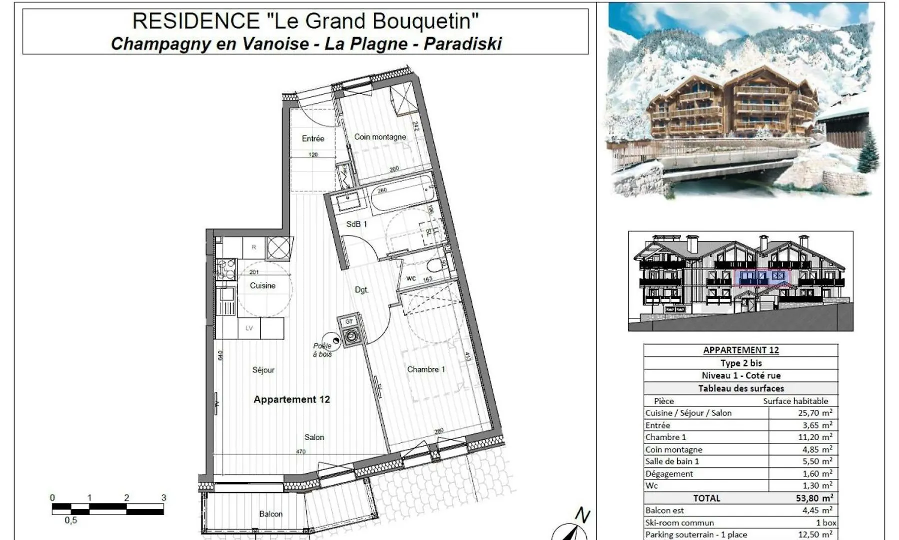 Residence Le Grand Bouquetin - 2 Pieces Pour 6 Personnes Mae-9964 La Plagne